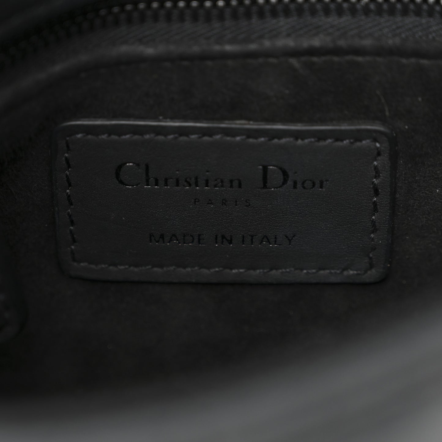 Ultra Matte Calfskin Cannage Mini Lady Dior Black