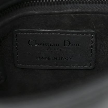 Christian Dior Ultra Matte Calfskin Cannage Mini Lady Dior Black 6 of 13