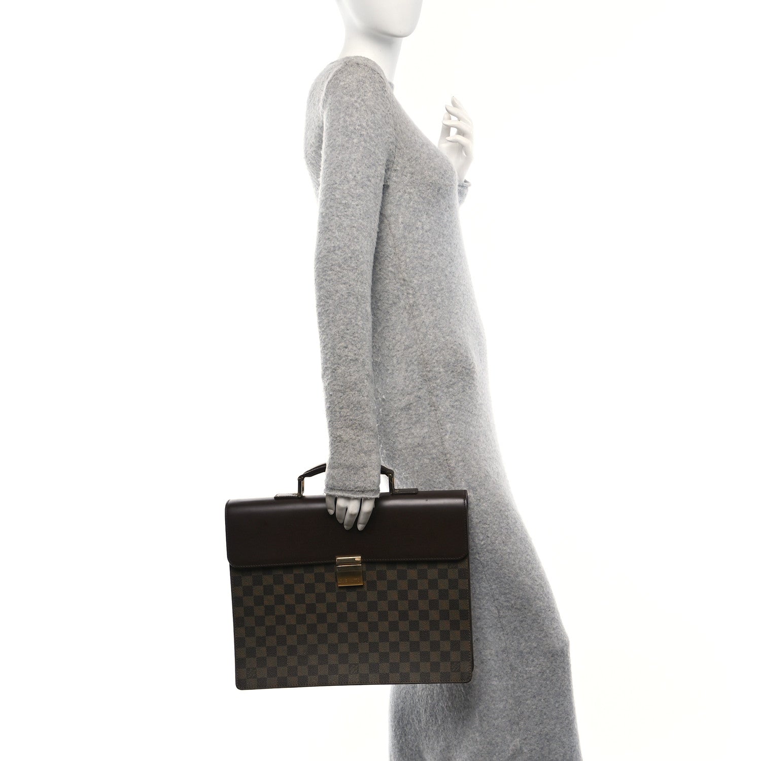 Louis Vuitton Damier Ebene Altona PM Briefcase 2 of 9