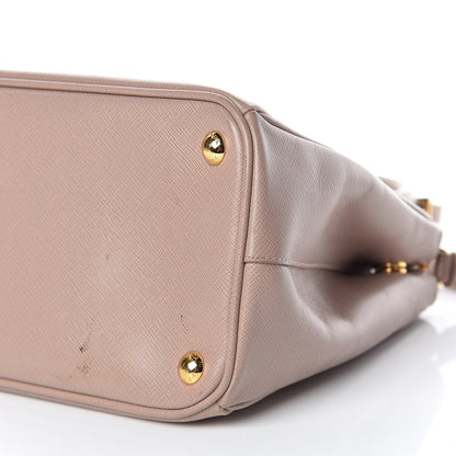 Prada Saffiano Small Galleria Double Zip Tote Cammeo 7 of 11