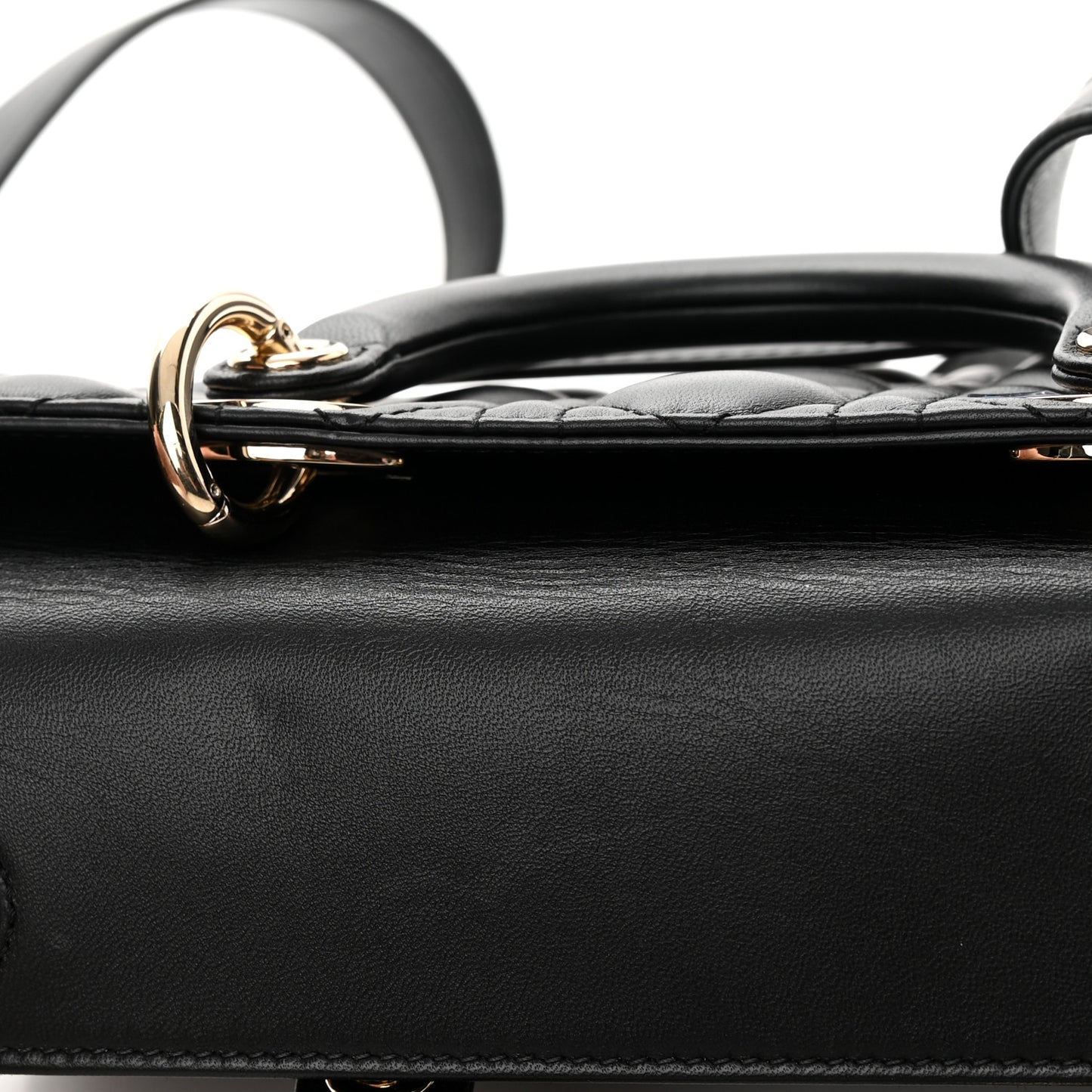 Lambskin Cannage Lady D-Joy Black