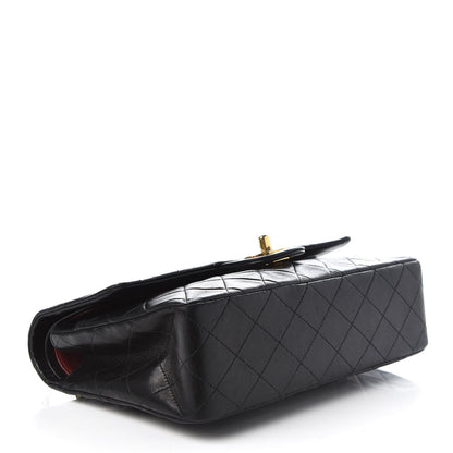 Chanel Lambskin Quilted Medium Double Flap Black 5 of 9