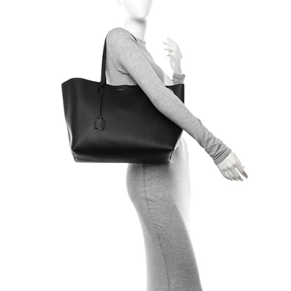 Saint Laurent Calfskin Large Shopping Tote Black 2 of 12