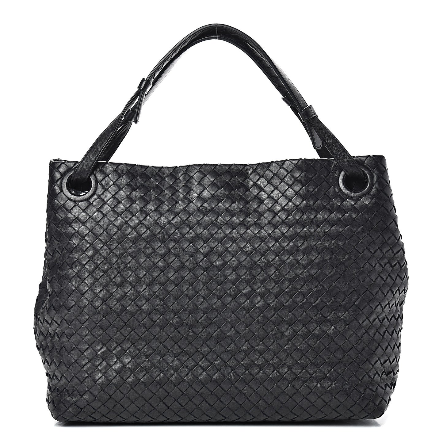 Nappa Intrecciato Medium Garda Bag Tourmaline