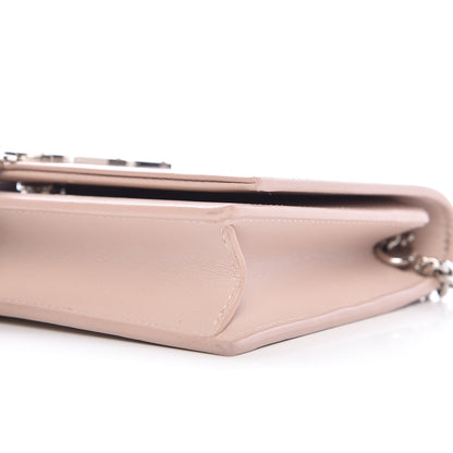 Saint Laurent Smooth Calfskin Classic Monogram Kate Tassel Chain Wallet Marble Pink 9 of 17