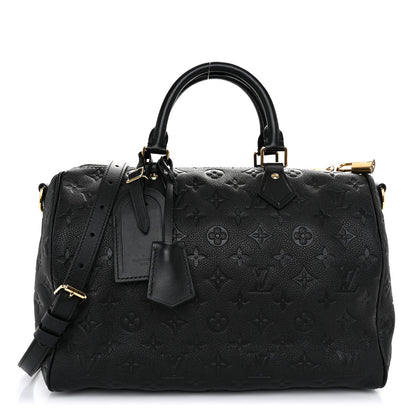 Louis Vuitton Empreinte Monogram Speedy Soft 30 Black 1 of 9