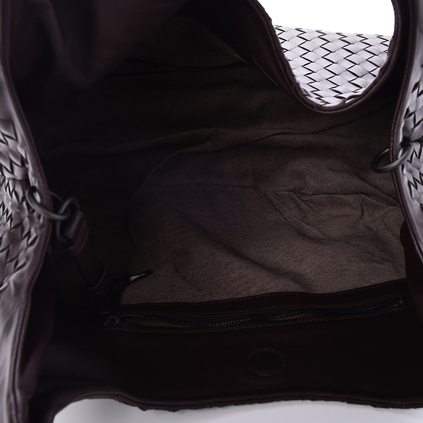 Nappa Intrecciato Medium Campana Ebano