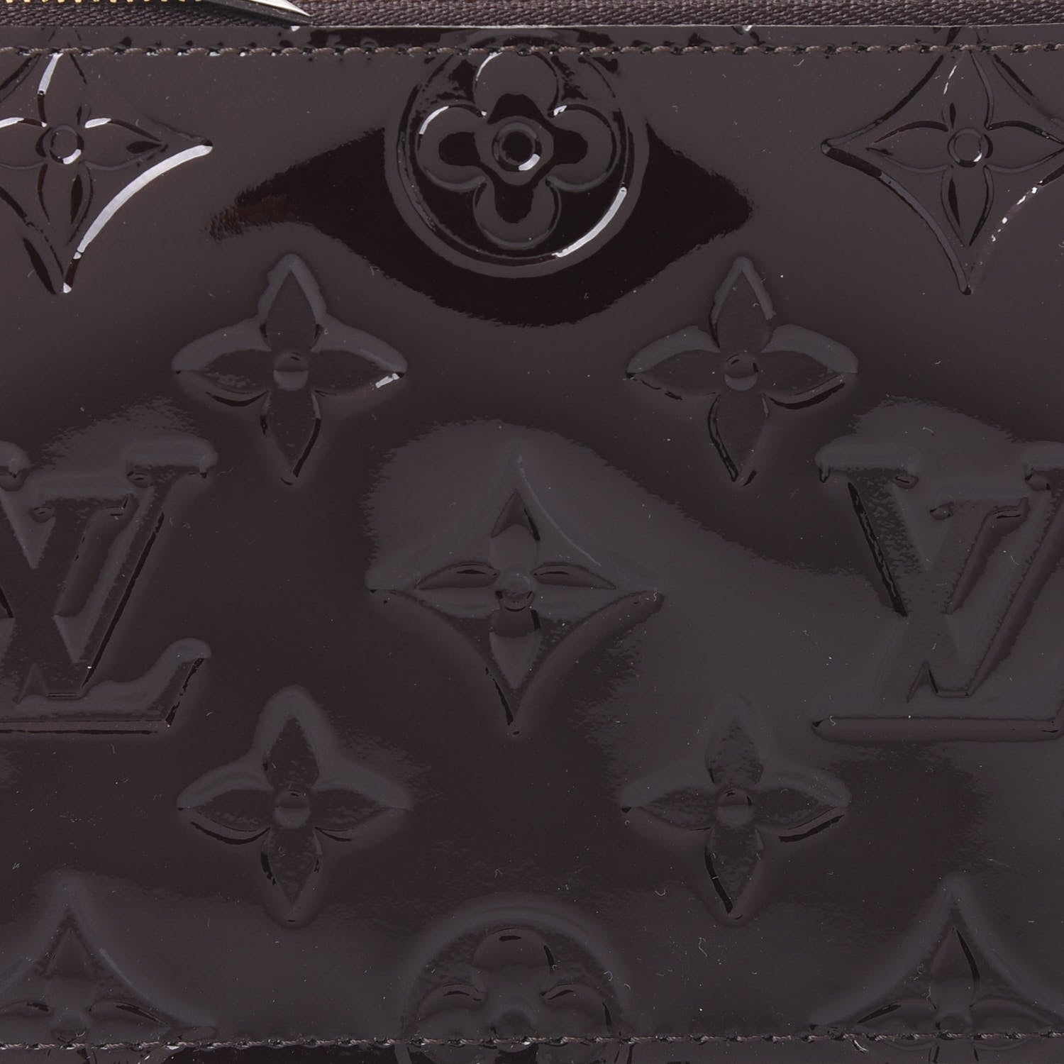 Louis Vuitton Vernis Felicie Chain Wallet Zippered Insert Amarante 8 of 8