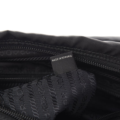 Prada Tessuto Nylon Saffiano Messenger Bag Black 6 of 9