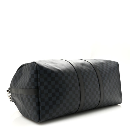 Louis Vuitton Damier Cobalt Keepall Bandouliere 55 3 of 11