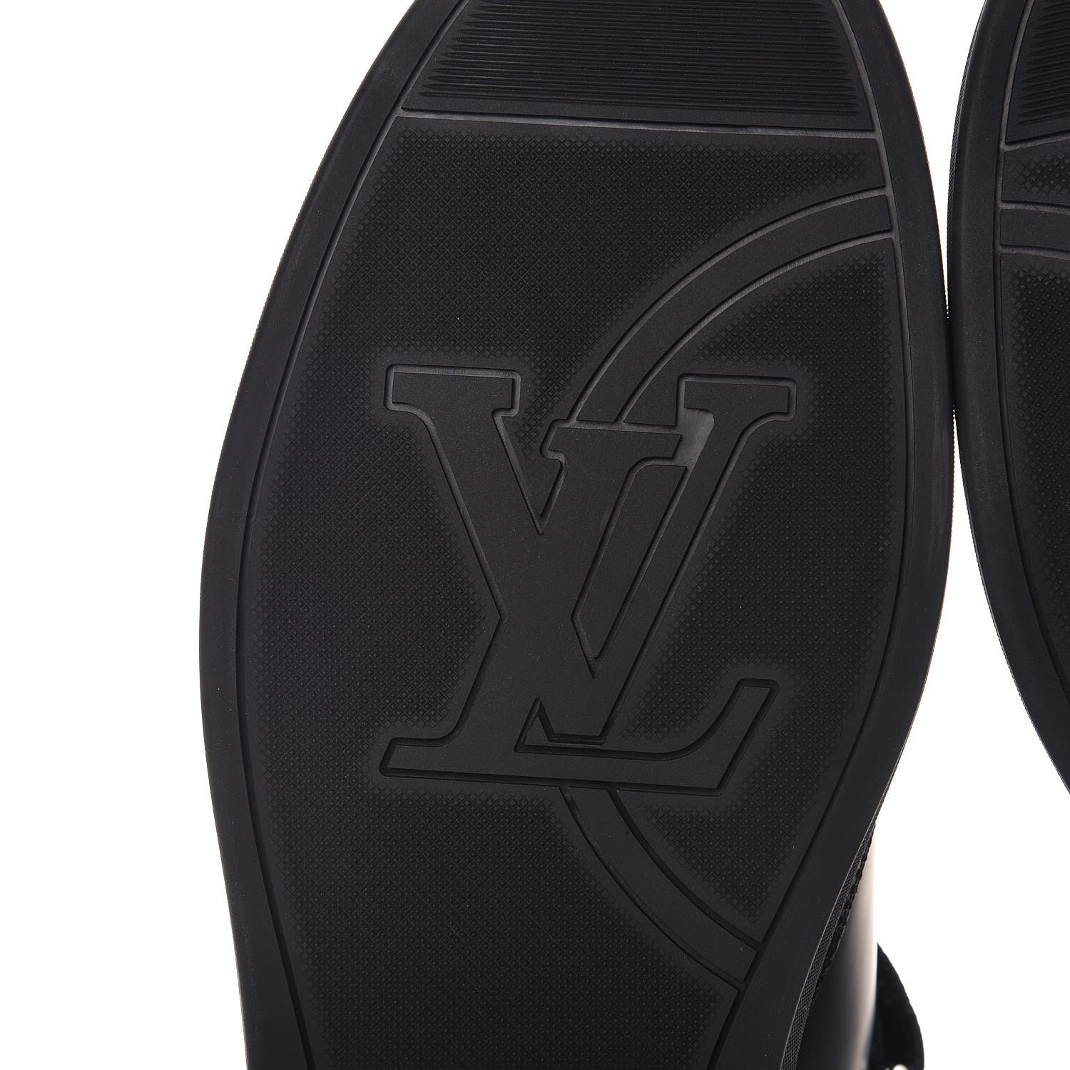 Louis Vuitton Calfskin Monogram Eclipse Passenger Sneakers 9.5 Black 6 of 9