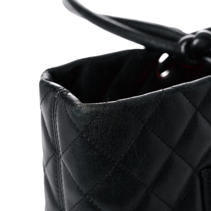 Chanel Calfskin Quilted Large Cambon Tote Black 19 of 28