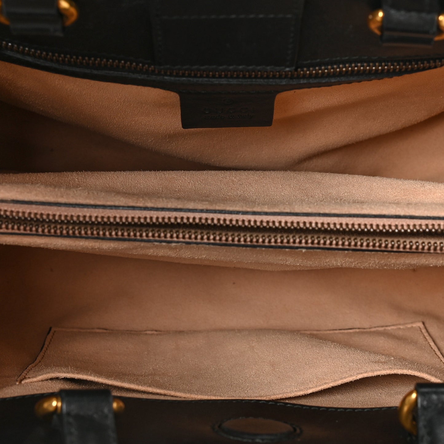 Calfskin Matelasse Small GG Marmont Tote Black