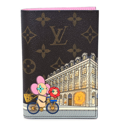 Louis Vuitton Monogram 2022 Christmas Animation Paris Passport Cover Pink 1 of 6
