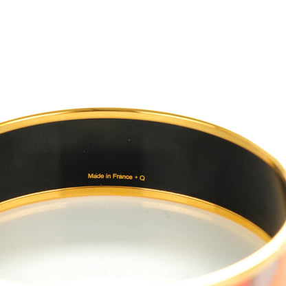 Hermes Enamel Printed Wide Cavalcadour Bracelet 62 4 of 4