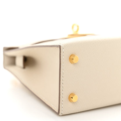 Hermes Epsom Mini Kelly Sellier 20 Craie 8 of 10