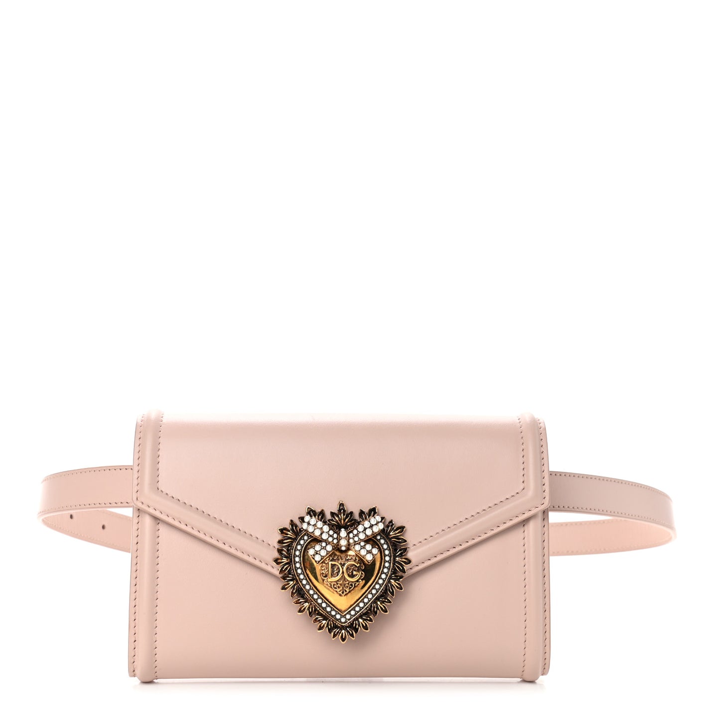 Agnello Vitello Devotion Belt Bag 85 34 Rosa Laminato