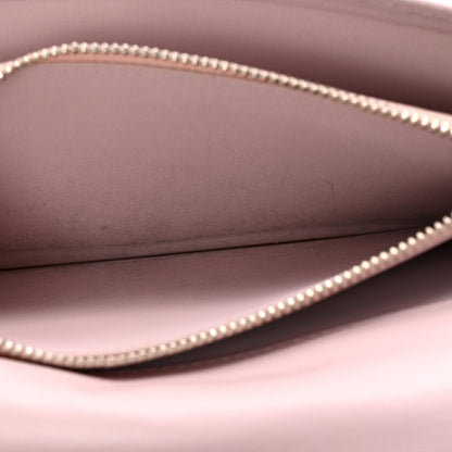 Christian Dior Lambskin Cannage Bi-Color Lady Dior Flap Card Holder Black Mauve Pink 9 of 12
