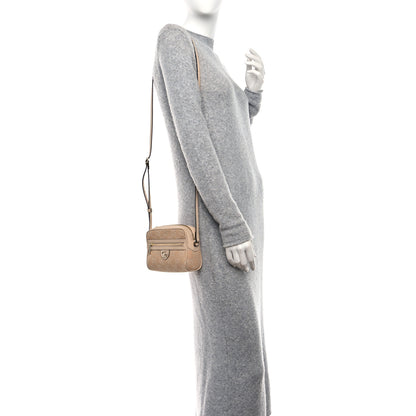 Gucci Denim Monogram Textured Dollar Calfskin Super Mini Ophidia Shoulder Bag Light Beige Denim 2 of 10