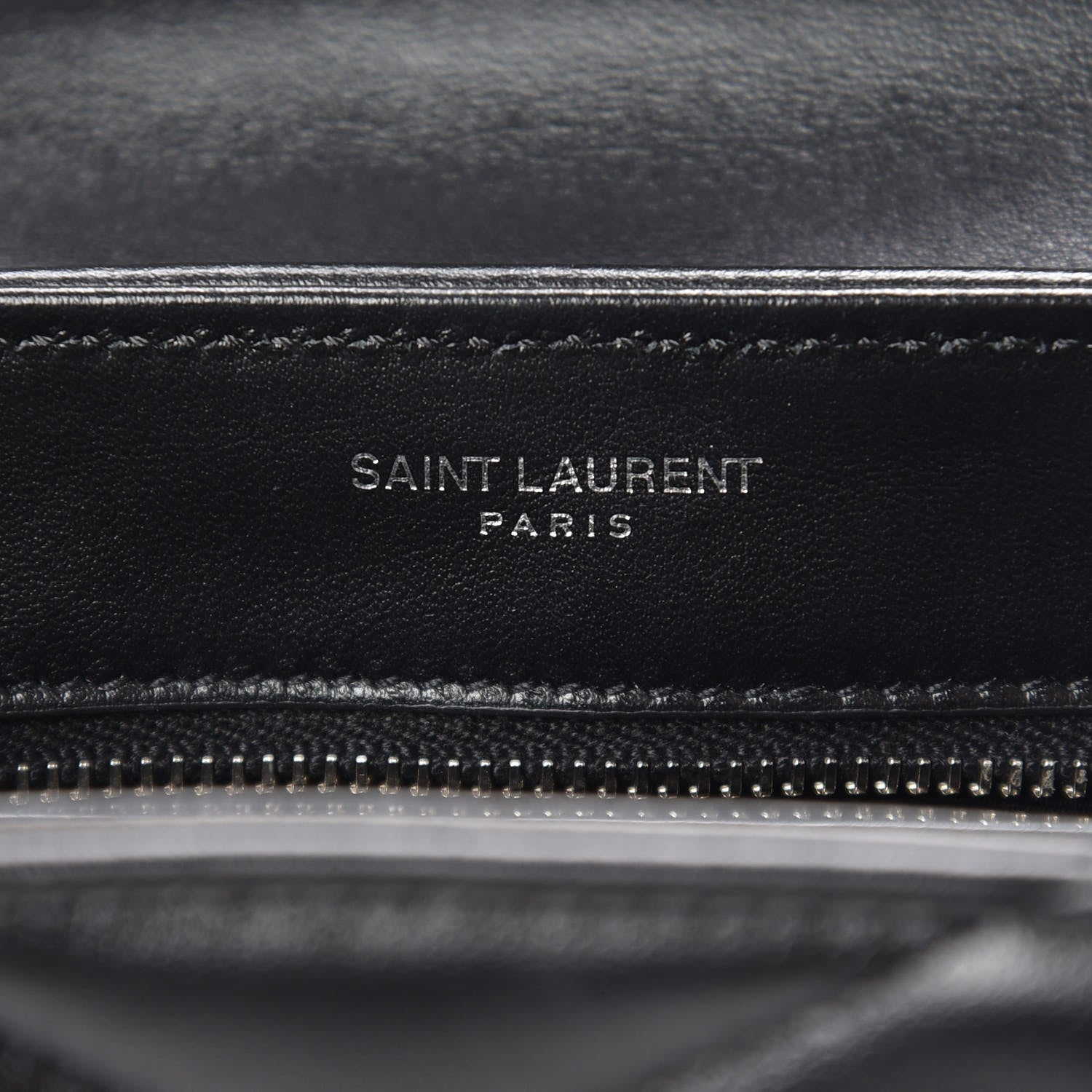 Saint Laurent Calfskin Y Quilted Monogram Toy Loulou Crossbody Bag Black 8 of 16