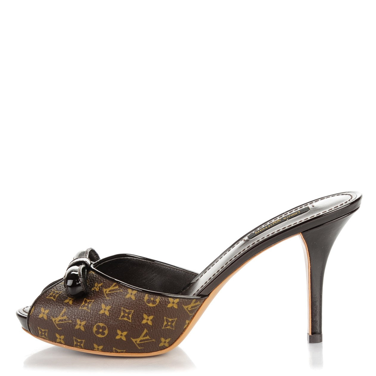 Monogram Malibu Slide Mules 39