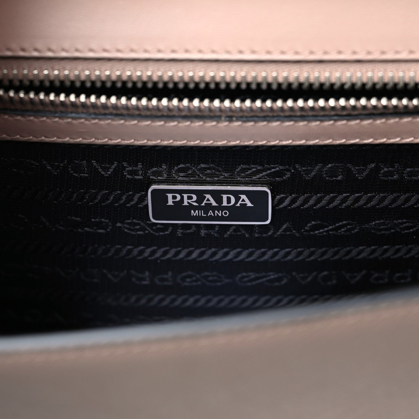 Saffiano Double Turnlock Top Handle Flap Shoulder Bag Cipria