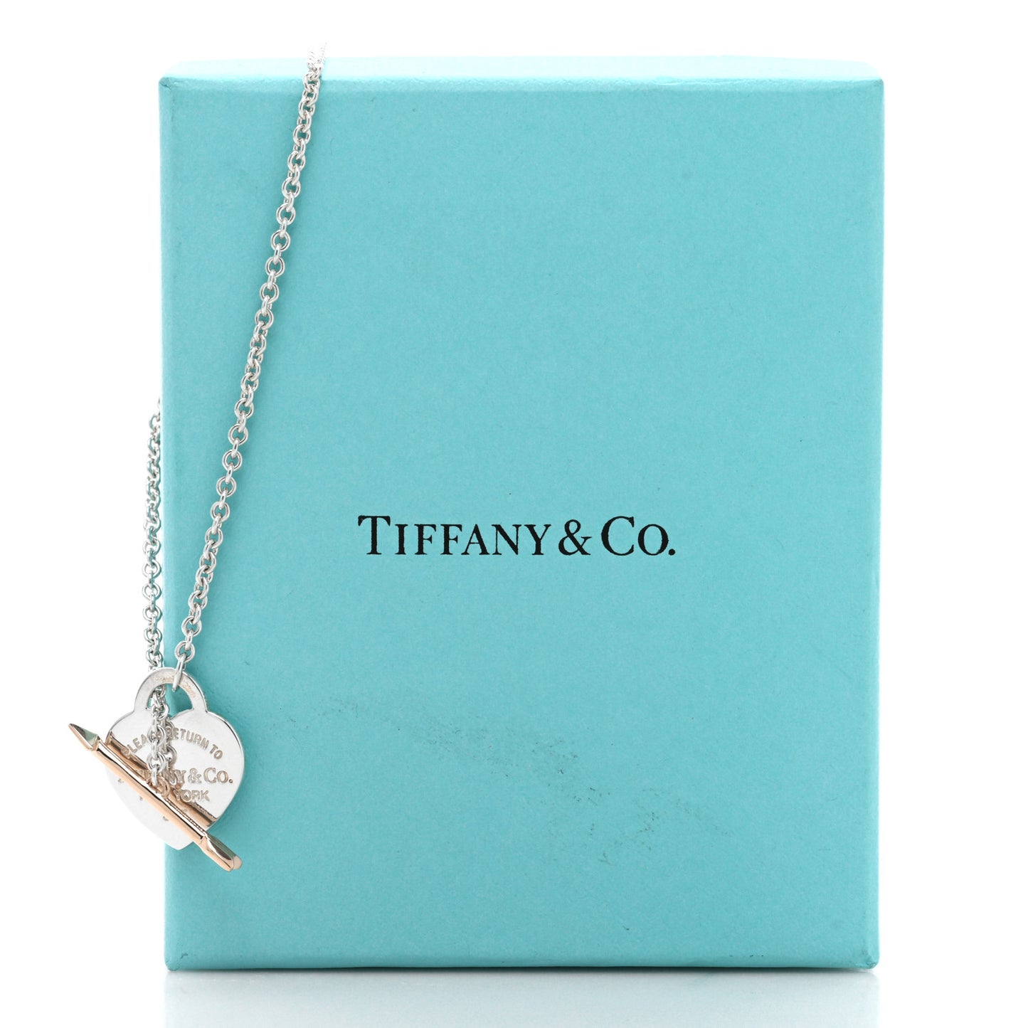 Sterling Silver 18K Rose Gold Return to Tiffany Lovestruck Bracelet