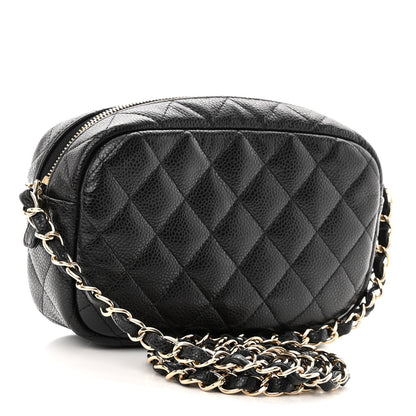Chanel Caviar Quilted Small Timeless Camera Case Black 3 of 11