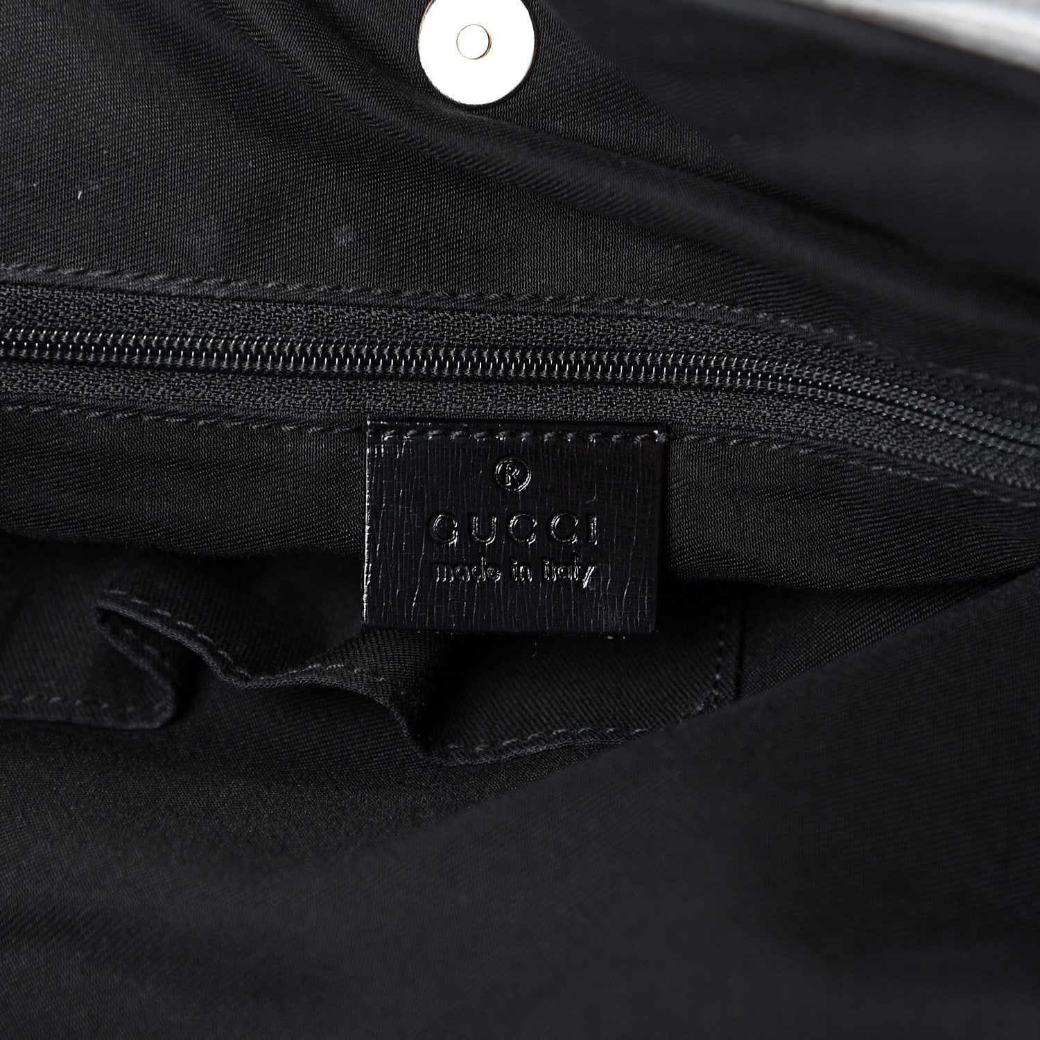 Gucci Monogram Large Full Moon Tote Black 5 of 14