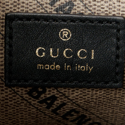 Balenciaga X GUCCI GG Supreme Monogram Small Hourglass Top Handle Bag Beige Ebony 6 of 10