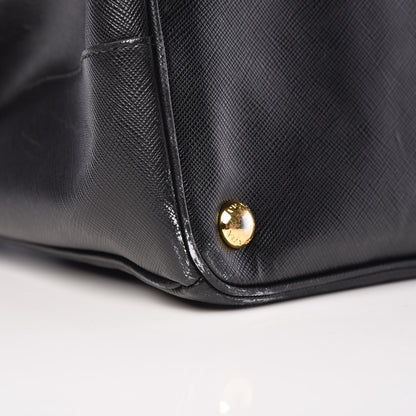 Prada Saffiano Large Galleria Double Zip Tote Black 20 of 22