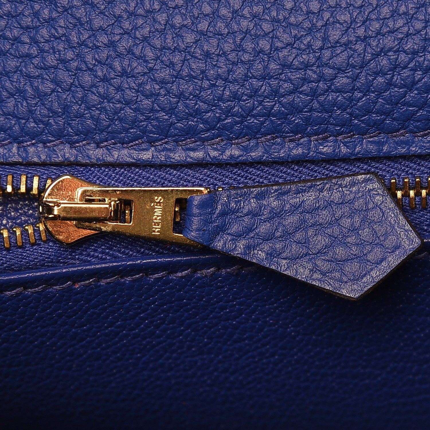 Hermes Togo Kelly Retourne 32 Bleu Electrique 18 of 35