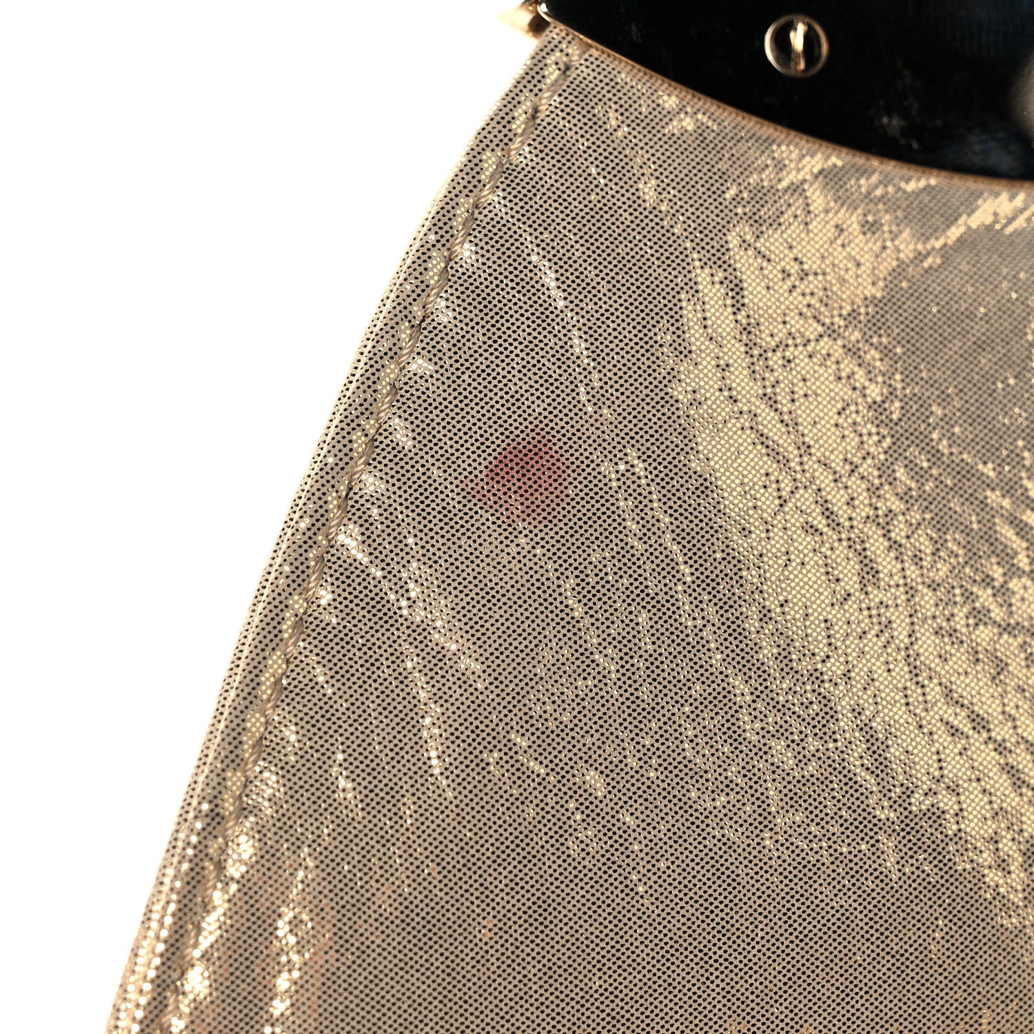 Jimmy Choo Metallic Calfskin Envelope Clutch Gold 10 of 14