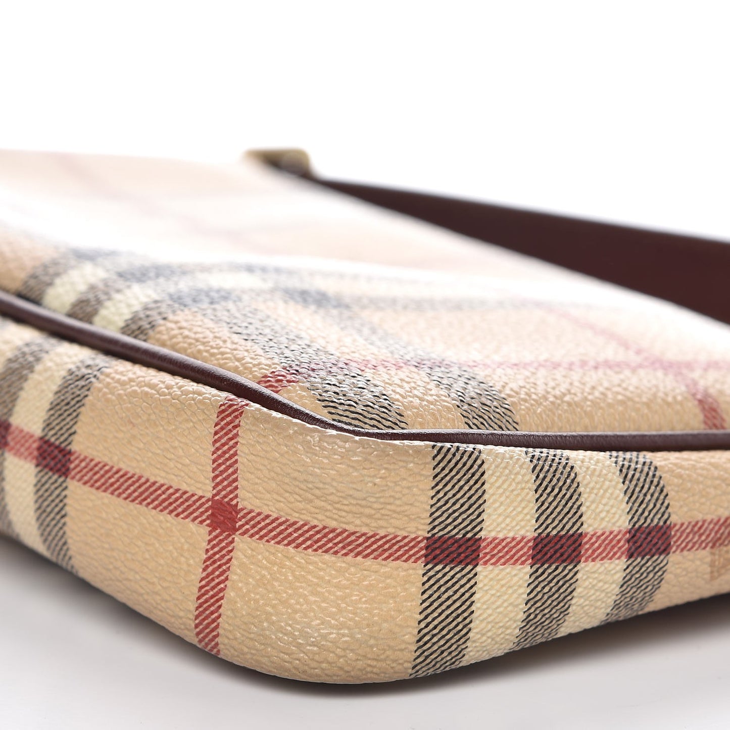Haymarket Check Pochette Chocolate