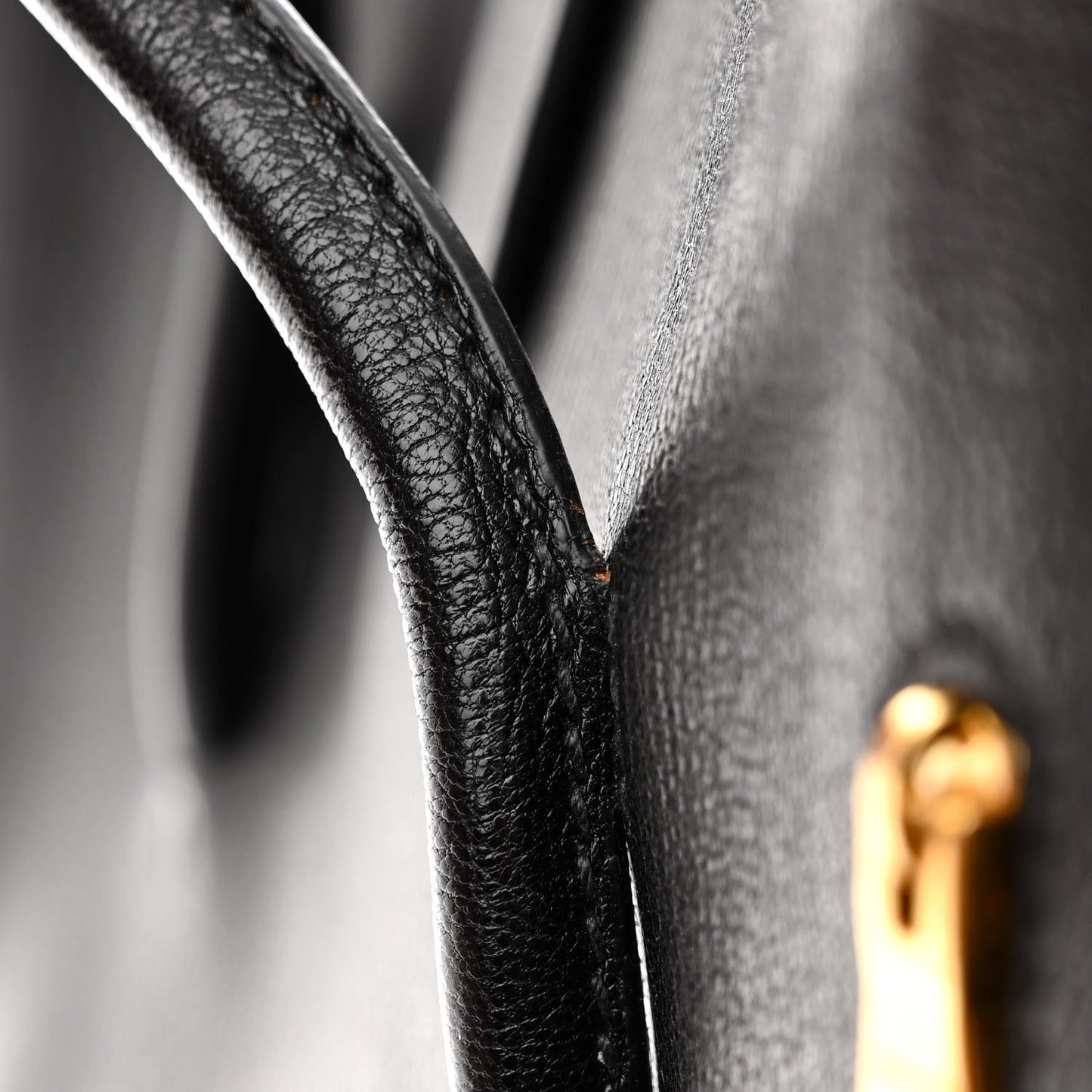 Goatskin Madras Tote Black