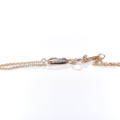 Tiffany 18K Rose Gold Diamond Elsa Peretti Diamonds by the Yard Heart Bracelet 6 of 7