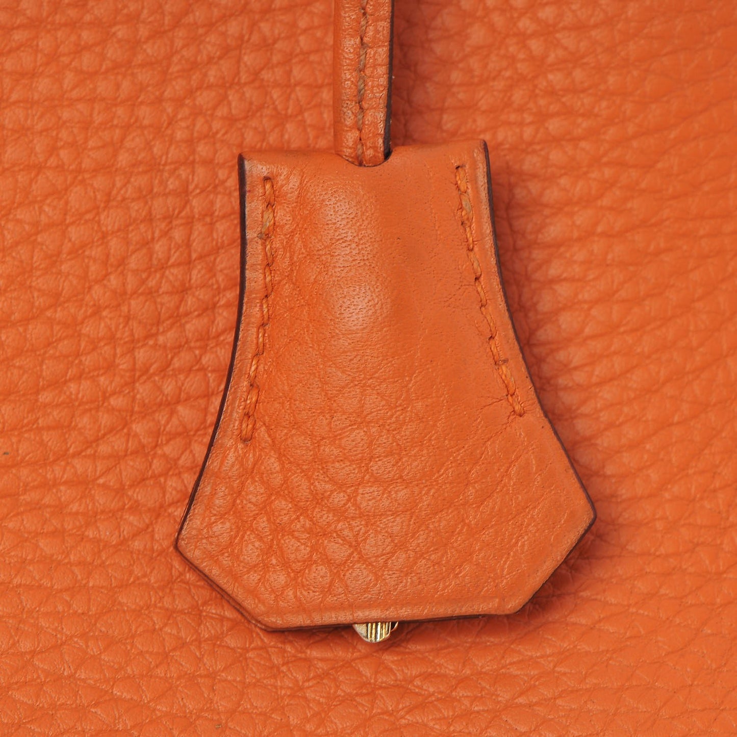 Taurillon Clemence Birkin 35 Orange