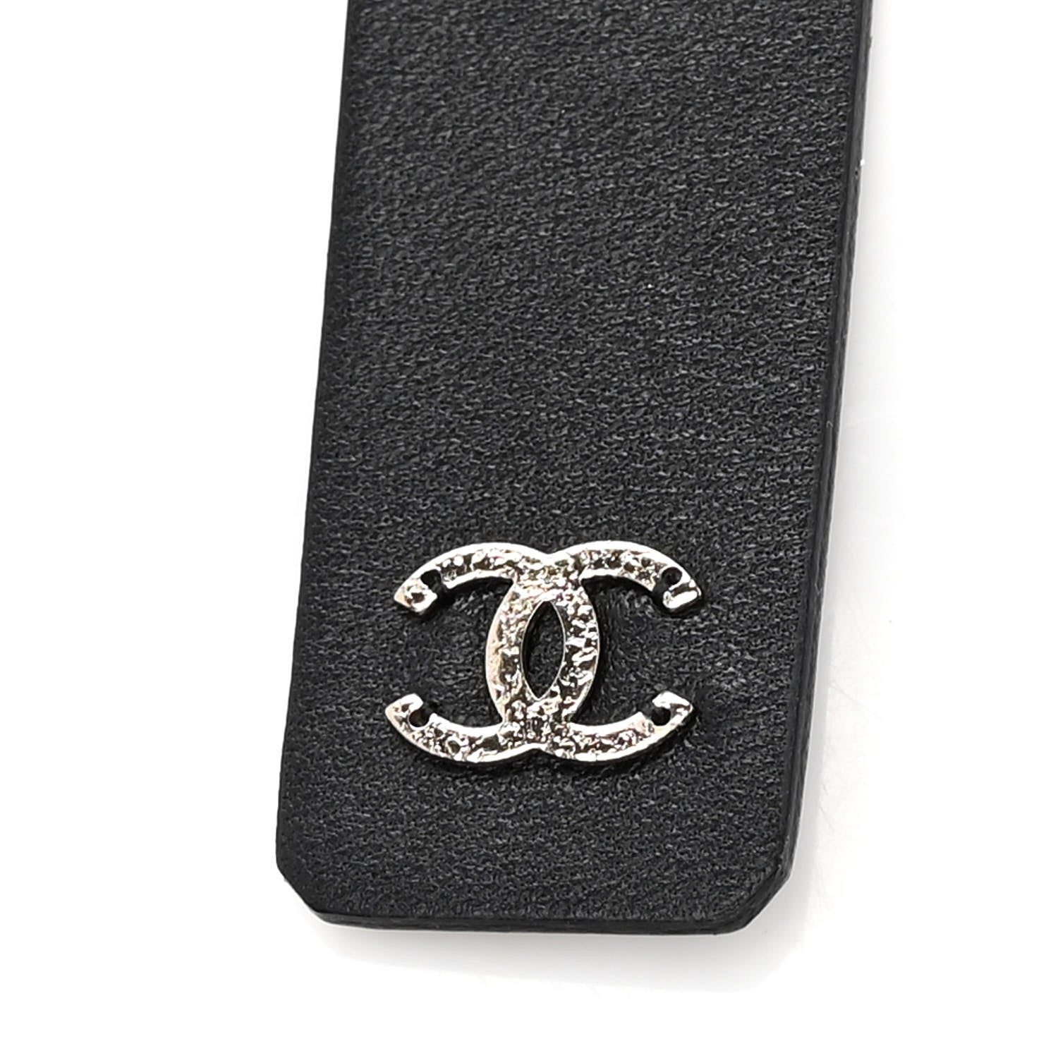 Chanel Lambskin Pearl CC Chain Belt M Black 3 of 4