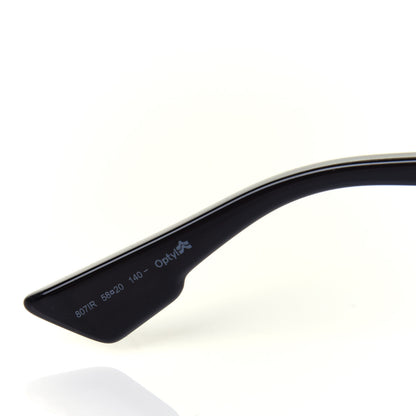 Christian Dior Square Gaia Sunglasses Black 4 of 5