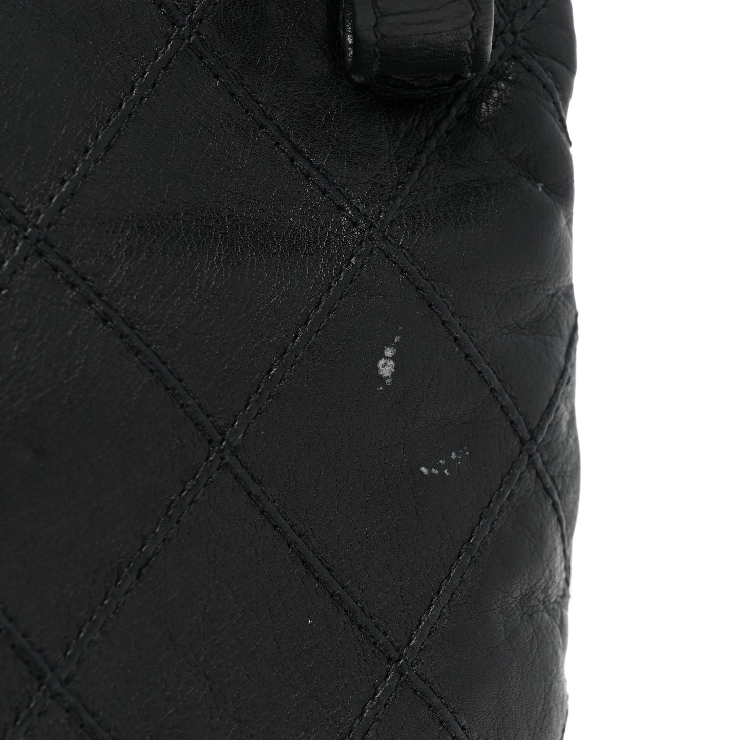 Lambskin Diamond Stitched Flap Waist Belt Bag 70 28 Black