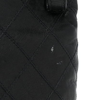 Chanel Lambskin Diamond Stitched Flap Waist Belt Bag 70 28 Black 12 of 19