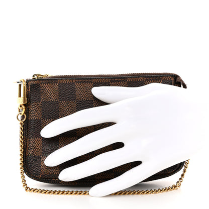 Louis Vuitton Damier Ebene Mini Pochette Accessories 2 of 7