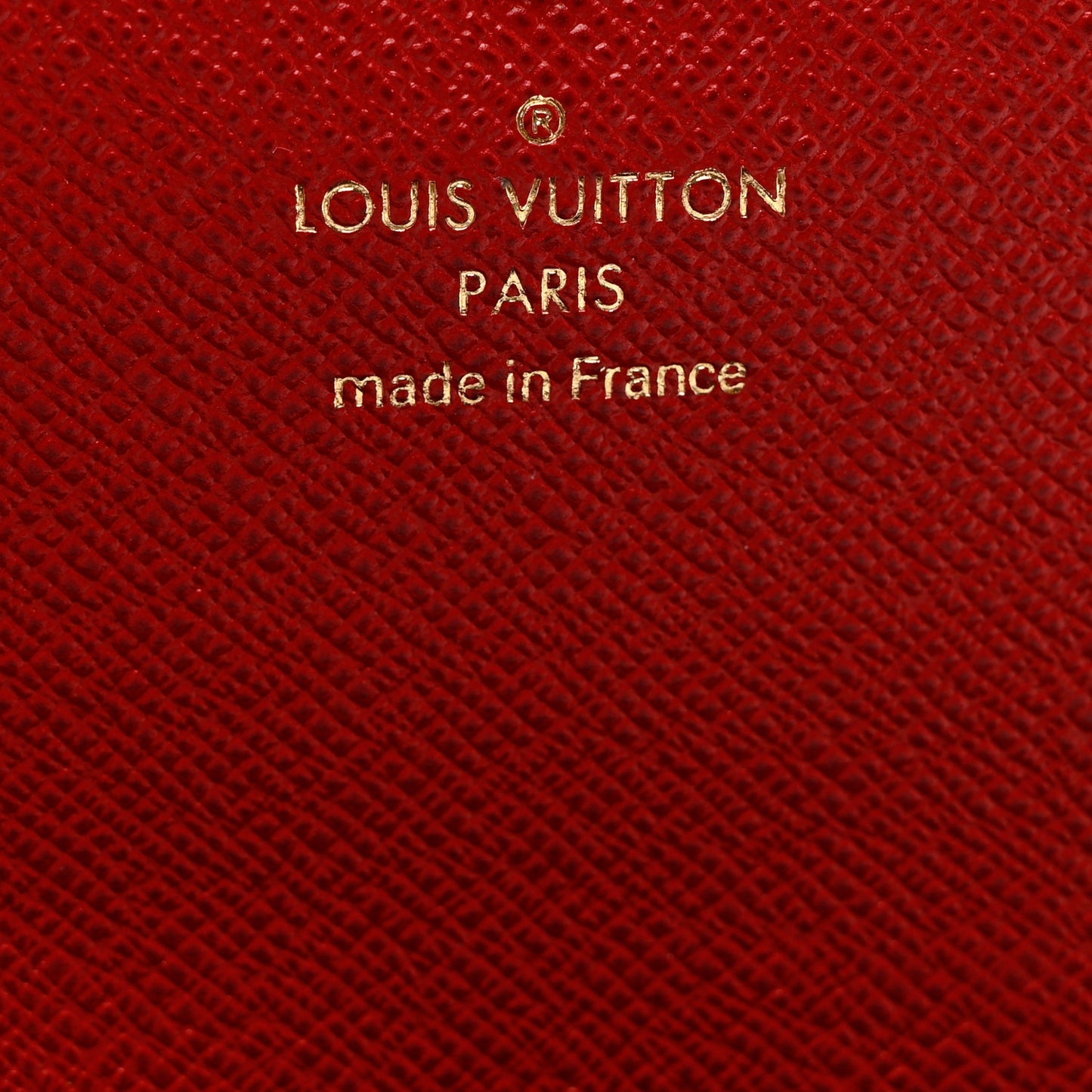 Damier Ebene Emilie Wallet Red