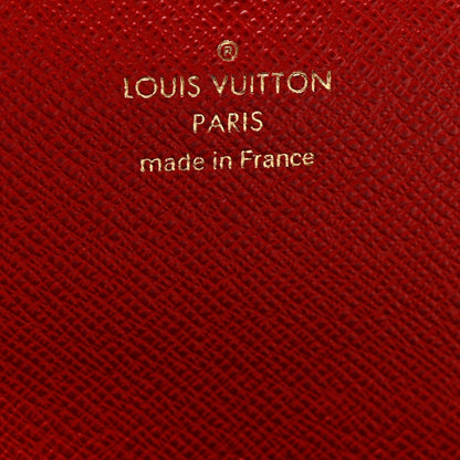 Louis Vuitton Damier Ebene Emilie Wallet Red 6 of 7