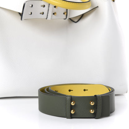 Burberry Soft Grain Calfskin Medium Belt Bag Chalk White 11 of 14
