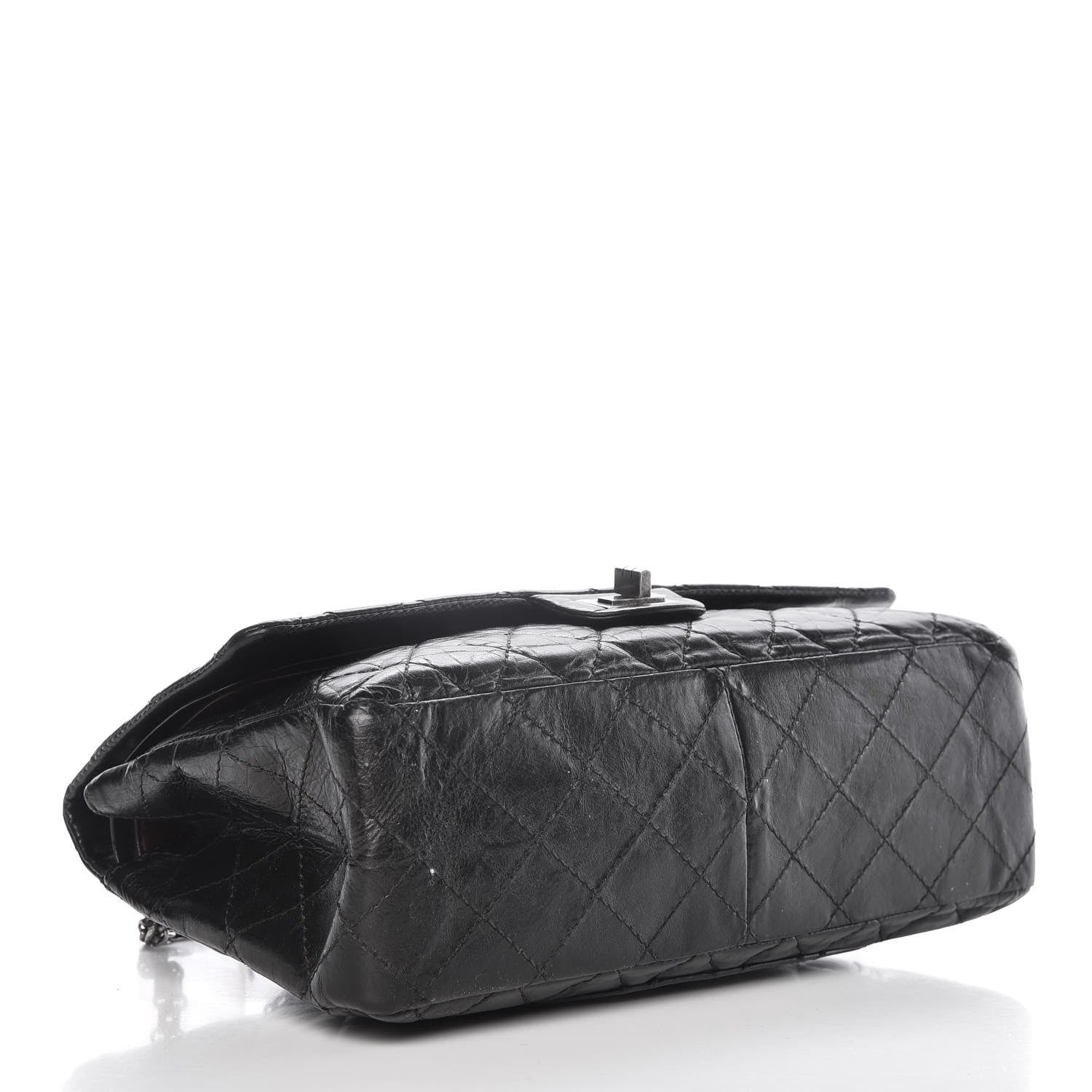 Chanel Aged Calfskin Quilted 2.55 Reissue 226 Flap Black 5 of 10
