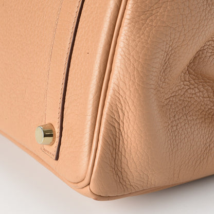 Hermes Taurillon Clemence Birkin 30 Camel Tabac 44 of 44