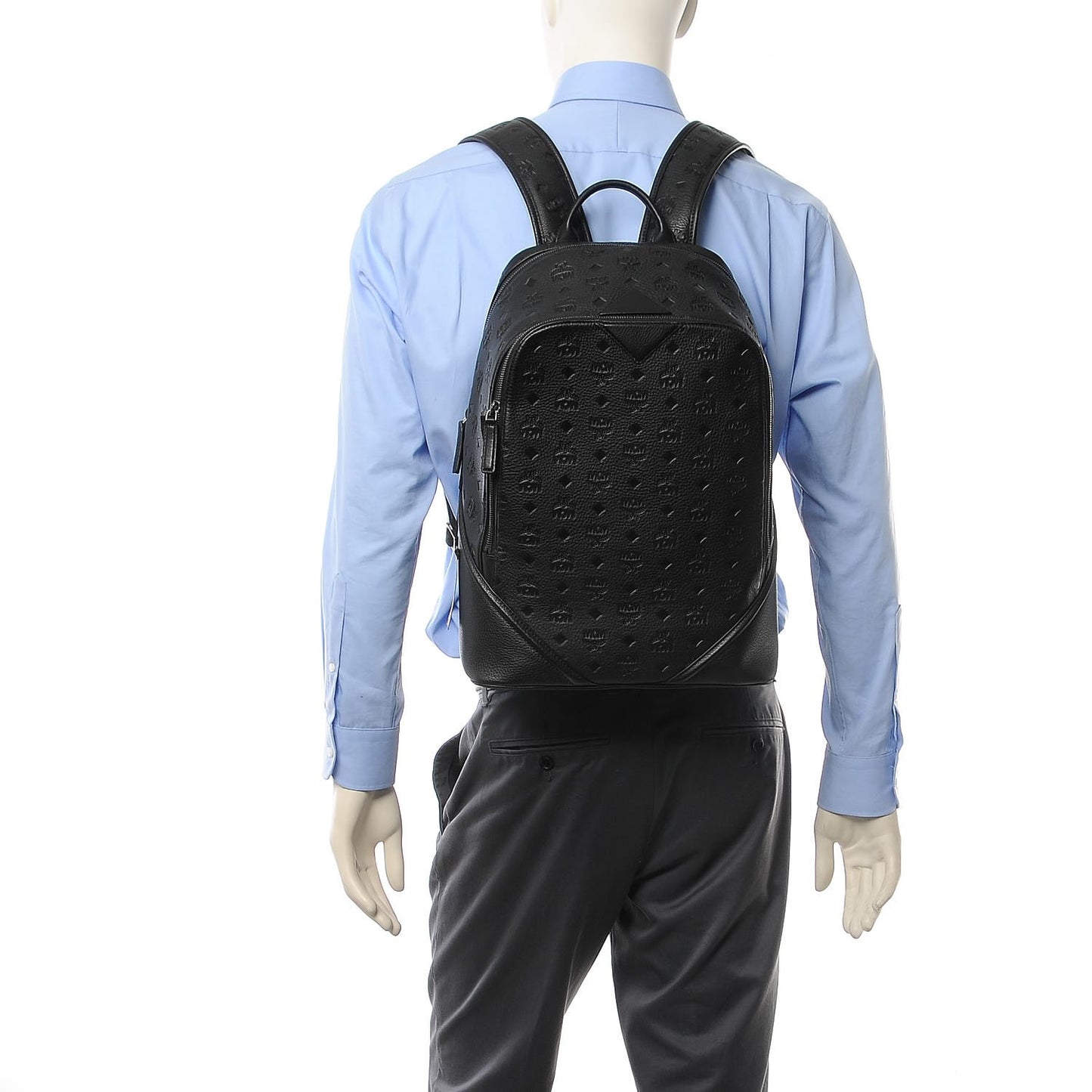 Calfskin Ottomar Monogram Duke Backpack Black