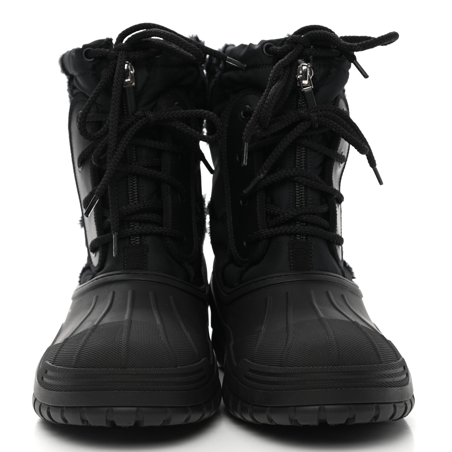 Christian Dior Rubber Nylon D-Venture Boots 39 Black 2 of 8