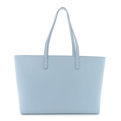 Mansur Gavriel Saffiano Small Zip Tote Light Blue 1 of 11